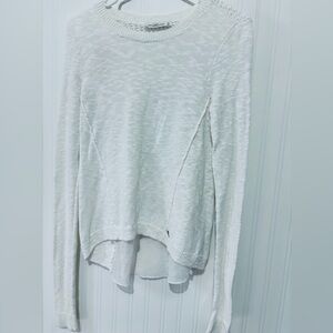 Abercrombie & Fitch Gray Asymmetrical Long Sleeve Sweater, XS GUC
